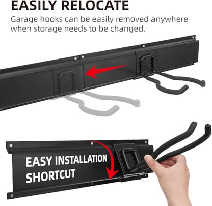 96 Inch Wall Mount Tool Organizer (18 Count)