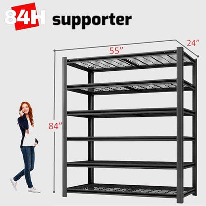 6 Tier Heavy Duty Garage Shelving