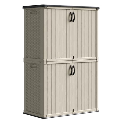 50 cu.ft Plastic Vertical Outdoor Storage Shed