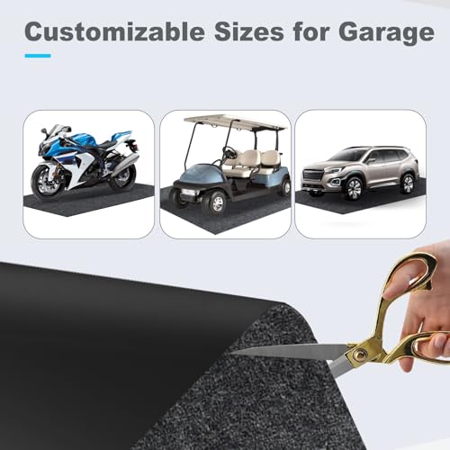 4.9 x 9.2 ft Garage Floor Mat for Under Car & Golf Cart