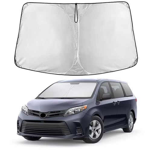 Windshield Sunshade Compatible for Toyota Sienna 2011