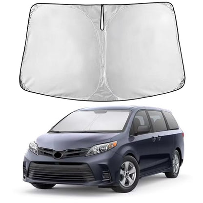 Windshield Sunshade Compatible for Toyota Sienna 2011