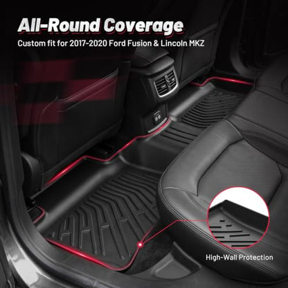 Floor Mats for Ford Fusion & Lincoln MKZ 2017