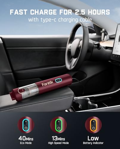 Slim V8 APEX Cordless Car Vacuum & Air Duster