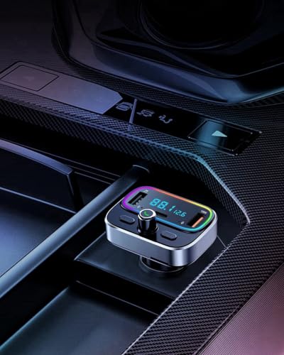 Bluetooth 5.4 FM Transmitter for Car Wireless Radio Adapter Kit
