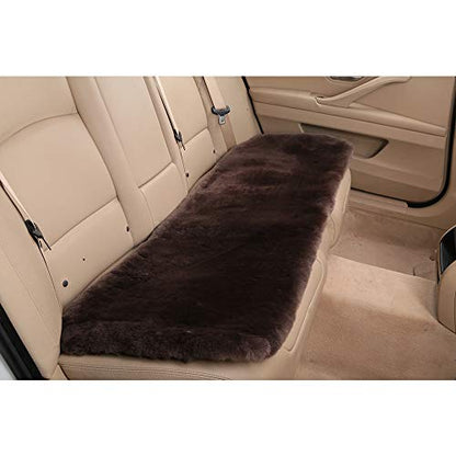 Genuine Sheepskin Car Rear Seat Rear Cover for Fuzzy Fur Wool Cushion