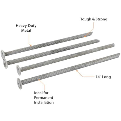 Rebar Spikes Pack of 40 (40 Count)