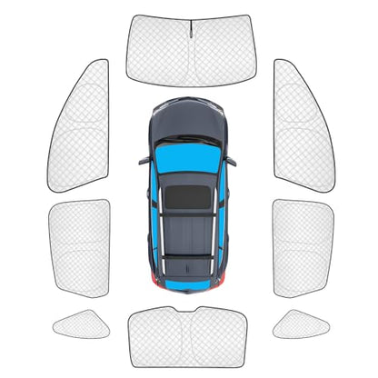 8pcs Sun Shades for Porsche Macan 2014