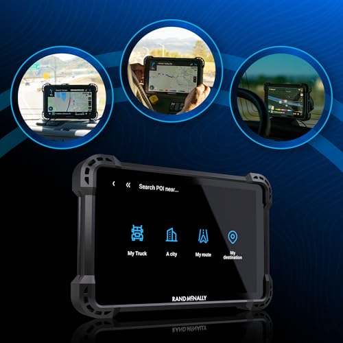RANDTAB8 8 inch GPS Truck Navigator with Industry's Best Custom Trucking Routes