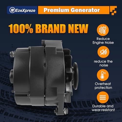Ezexpreze 120A Upgraded 1 Wire GM Alternator New Self Exciting High Output 10SI SBC BBC for Chevy ADR0335 334