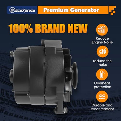 Ezexpreze 120A Upgraded 1 Wire GM Alternator New Self Exciting High Output 10SI SBC BBC for Chevy ADR0335 334