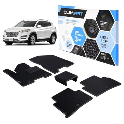 All Weather Car Floor Mats Compatible with Hyundai Tucson 2019