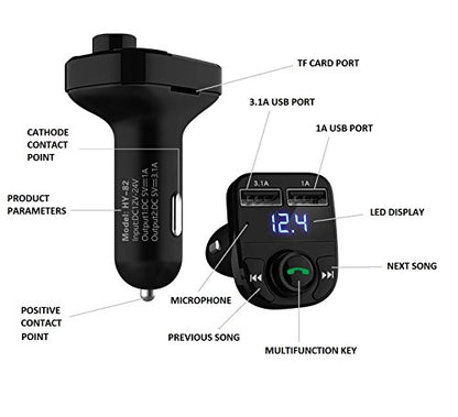 Bluetooth Car Adapter 5.3