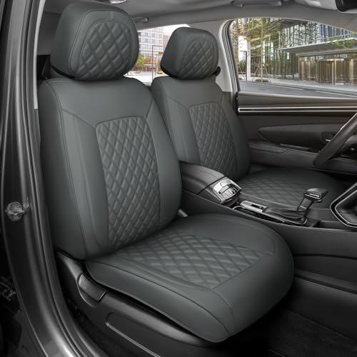 Curated Ashen Leather Seat Covers for Cars & SUVs