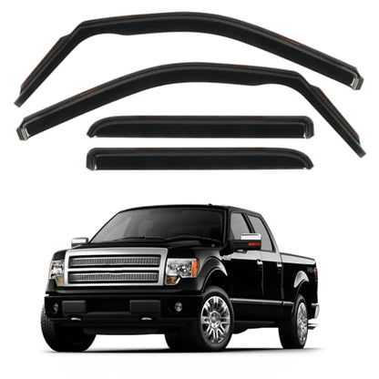in Channel Rain Guards Fit for 2009 (4 Count)