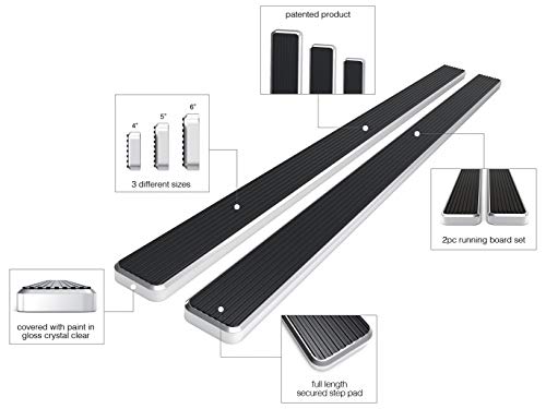 Running Boards 5 inches Compatible with Ford F150 2015