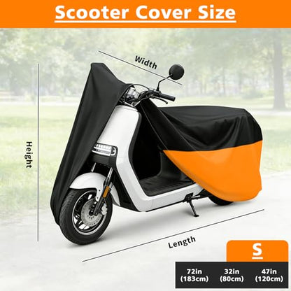 Moped Cover Scooter Cover Waterproof Outdoor Vespa Cover Small Scooter Cover Moped Accessory for Honda 50cc Motorcycles