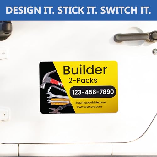 Custom Car Magnet Signs for Advertising and Promotion (2 Count)