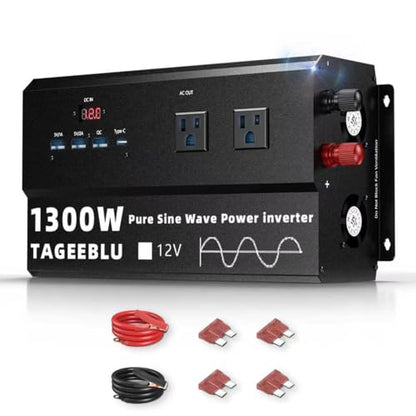 1300 Watt Pure Sine Wave Power Inverter
