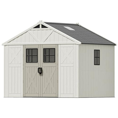 10x8 FT Resin Outdoor Storage Shed