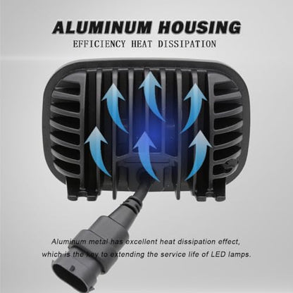 LED Work Light Flood Beam Compatible With Case SR130 SR200 SR175 TV380 SR250 SV250 SR150 TR270 TR320 SV185 SV300 SR220 New Holland L213 C238 L215 C227
