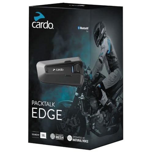 PACKTALK Edge Motorcycle Bluetooth Communication System Headset Intercom