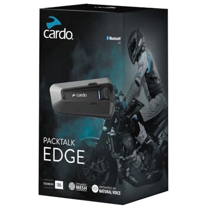 PACKTALK Edge Motorcycle Bluetooth Communication System Headset Intercom