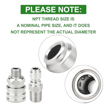 6PCS 304 Stainless Steel 1 (6 Count)