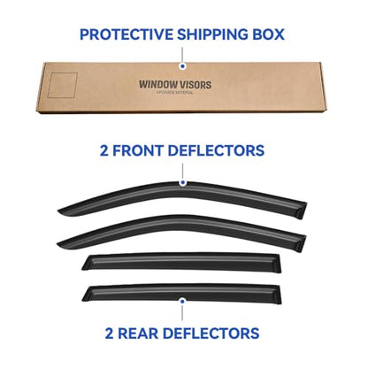 Window Visors Rain Guards for 2005
