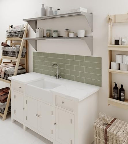 48" Long X 12" Deep Stainless Steel Wall Shelf