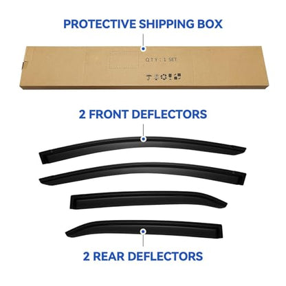 Window Visors Rain Guards for Toyota Corolla 2014