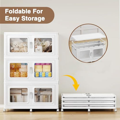 880 Qt Extra Large Stackable Storage Bin with Lids (4 Count)