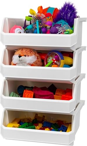 Extra Large Stackable Plastic Storage Bins