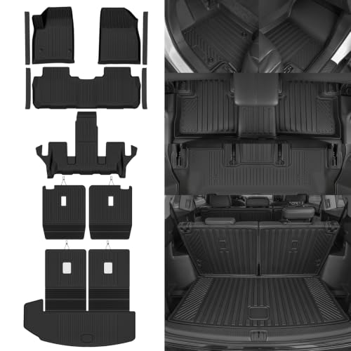 Custom Fit Floor Mats for Cadillac XT6 6 Seats