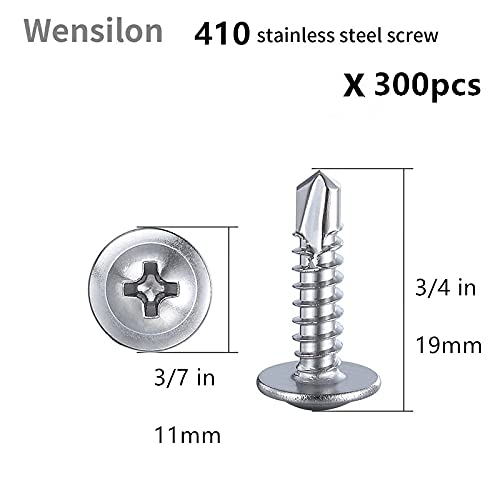 300pcs）#8×5 8”for Sheet Metal Self