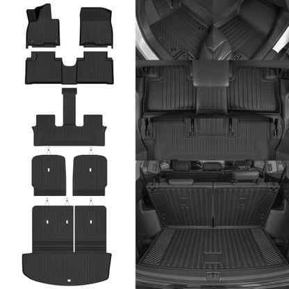 Custom Fit Floor Mats for 2026 Hyundai Palisade Hybrid 7 Seats