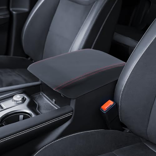 Armrest Cover for 2025 2024 2023 2022 2021 2020 Ford Explorer Accessories Center Console Middle Lid Pad Protector for Car Elbow Rest