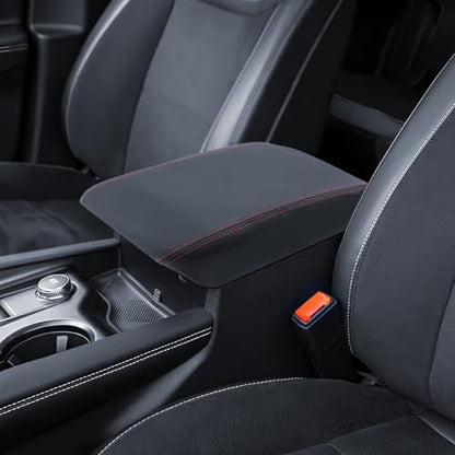 Armrest Cover for 2025 2024 2023 2022 2021 2020 Ford Explorer Accessories Center Console Middle Lid Pad Protector for Car Elbow Rest