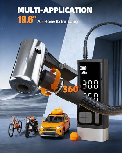 Dual Cylinder Portable Tire Inflator