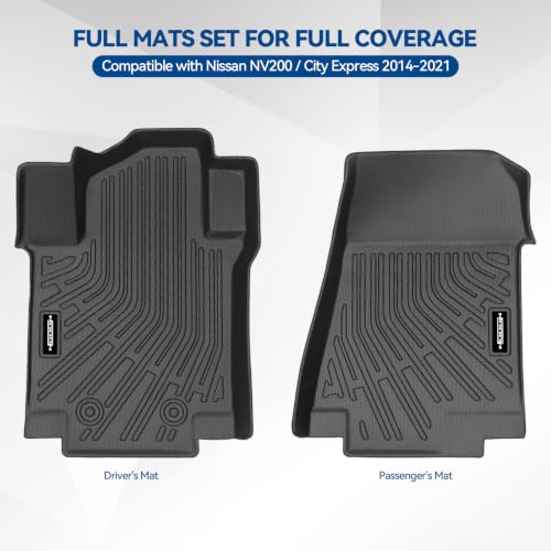 Custom Fit Floor Mats for Nissan NV200