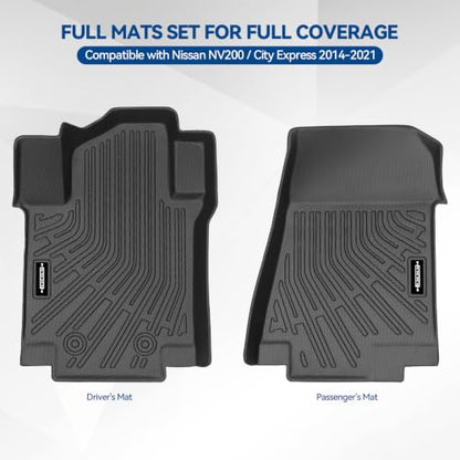 Custom Fit Floor Mats for Nissan NV200
