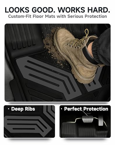 Premium Color TPE Floor Mats for Ford F