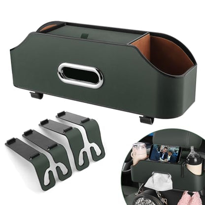 Car Seat Back Organizer with Cup Holders (22.9281 Ounce)