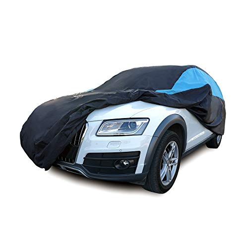 Waterproof Car Cover All Weather Snowproof UV Protection Windproof Outdoor Full SUV Car Cover