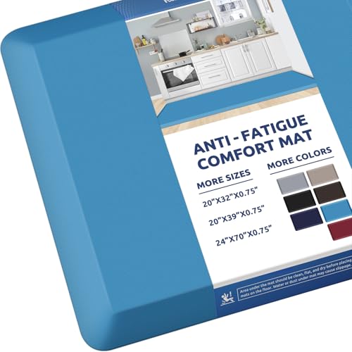 0.8" Thick Kitchen Mat Cushioned Anti Fatigue Rug Comfort Floor Mats