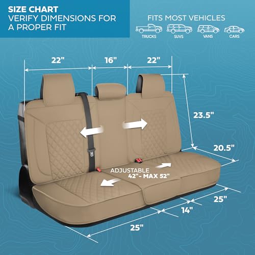 Curated Sandstone Leather Seat Covers for Cars & SUVs