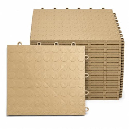 SnapLock GarageDeck 12"x12" Interlocking Garage Floor Tiles (24 Sq Ft)