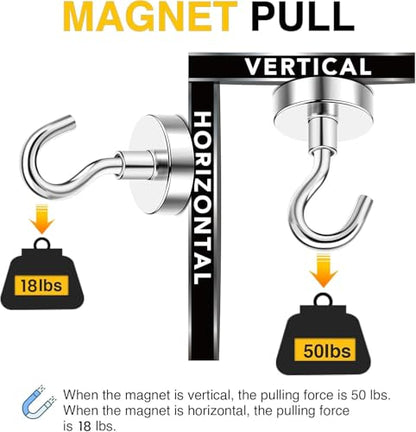 Magnetic Hooks (10 Count)