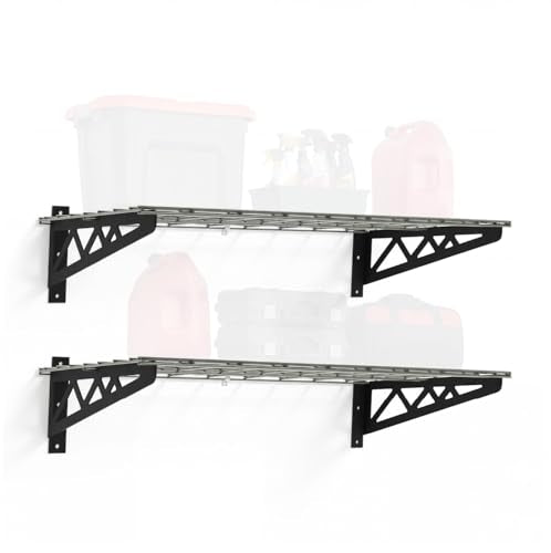 Steel Garage Wall Shelves 2 (2 Count)