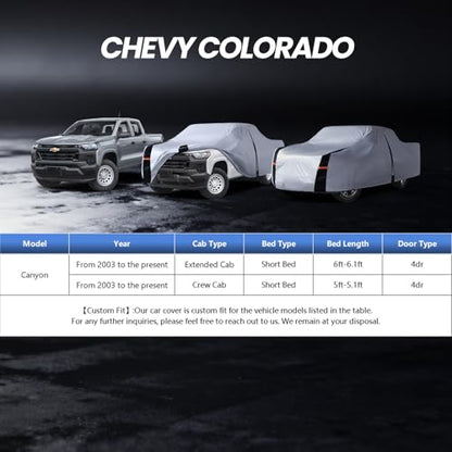 Multi Layer Chevy Colorado Truck Cover